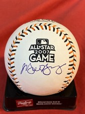 MICHAEL YOUNG AUTOGRAPHED SIGNED 2007 ALL STAR GAME BASEBALL RANGERS COA