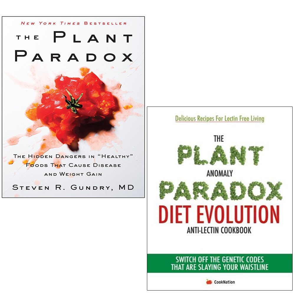 Plant Paradox Dr Steven R Gundry MD, Plant Anomaly Paradox Diet 2 Books Set NEW