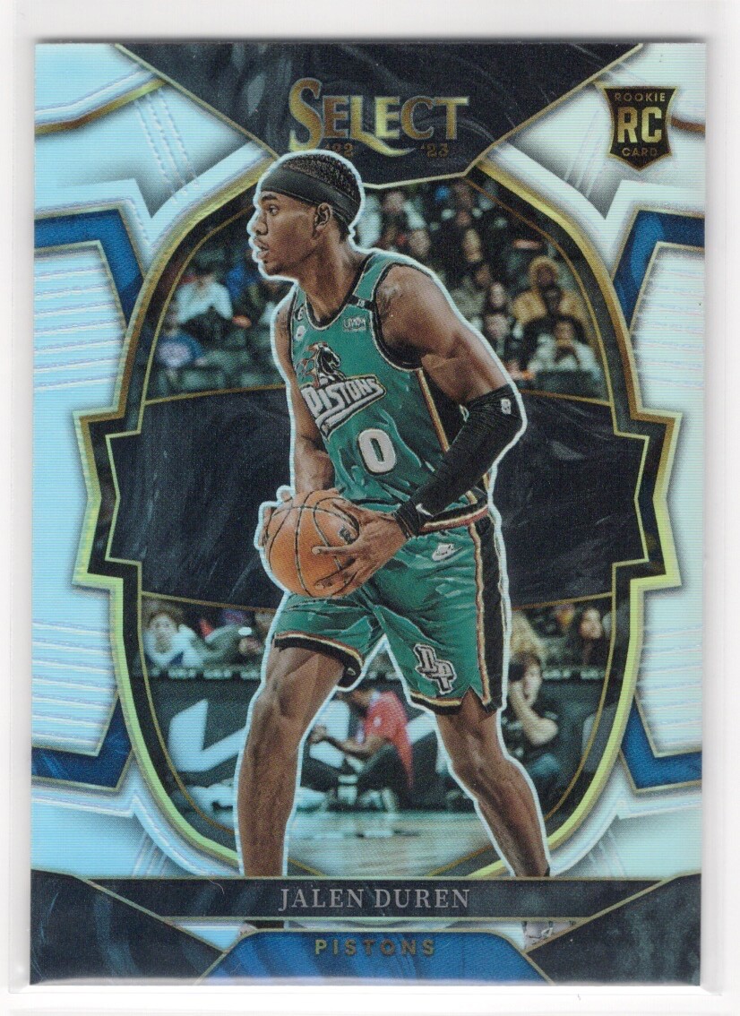 2022-2023 Panini Select Jalen Duren #98 Rookie Card RC Silver Holo