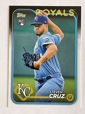 2024 TOPPS STEVEN CRUZ #360 PITCHER KANSAS CITY ROYALS BASEBALL CARD