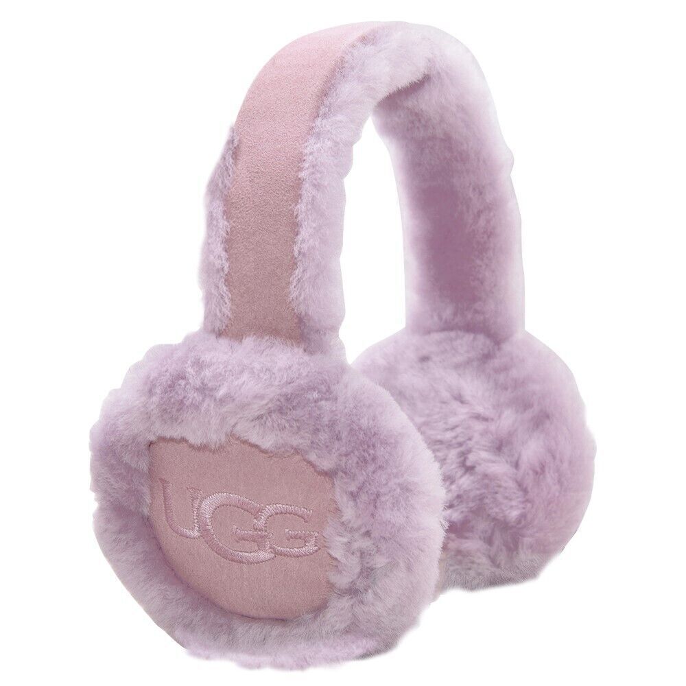 Orejeras para mujer Ugg piel de oveja bordadas resistentes al agua