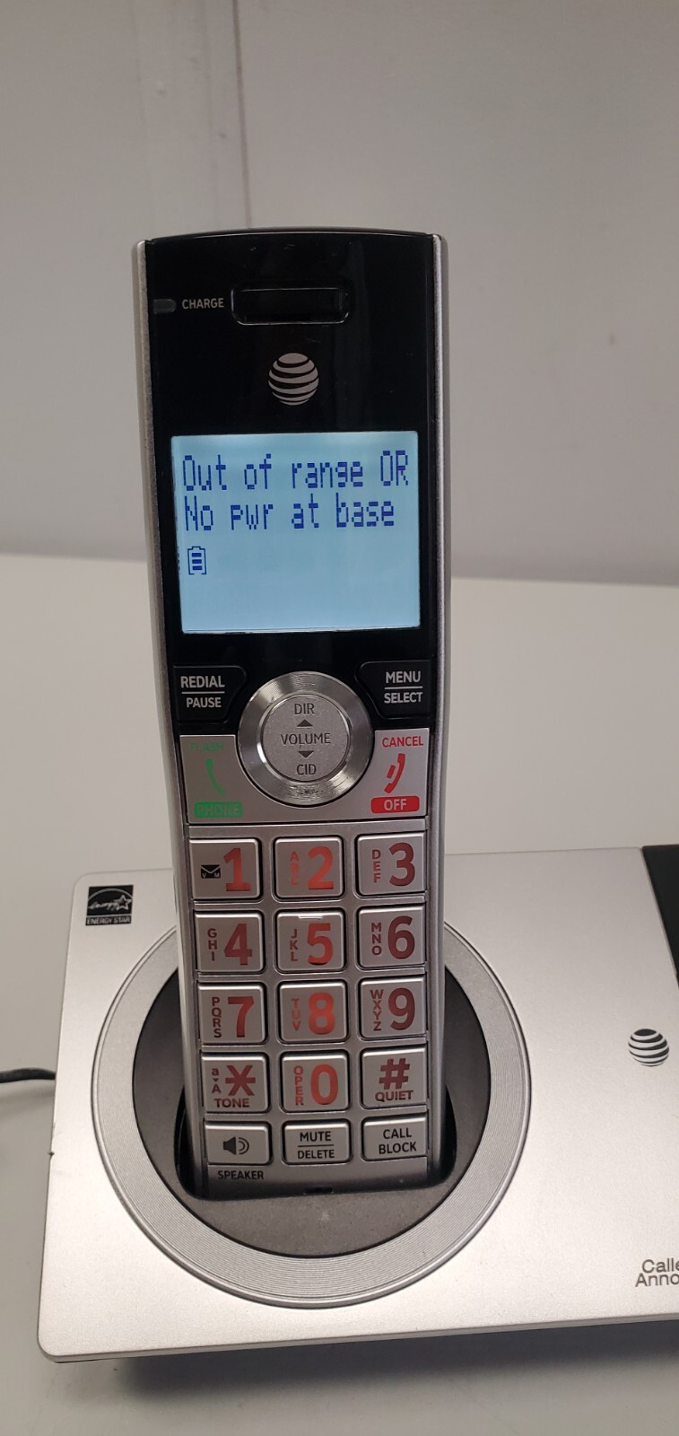 AT&T CL82407 DECT 6.0 3Handset Cordless Phone for Home 3 Handsets