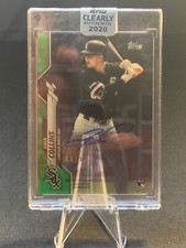 2020 Topps Clearly Authentic Zack Collins AUTO /99 RC White Sox Blue Jays