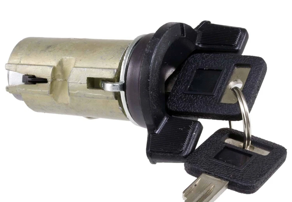 Juego de cilindros de bloqueo de encendido con llaves ACDelco GMC OEM # 07840574 NEGRO Foto 4 de 4