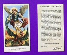 Santino Holy Card, St. Michael Archangel - Ref. 6896