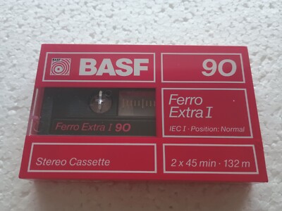 BASF Ferro Extra I 90 MC Kassette Tape NEU und OVP