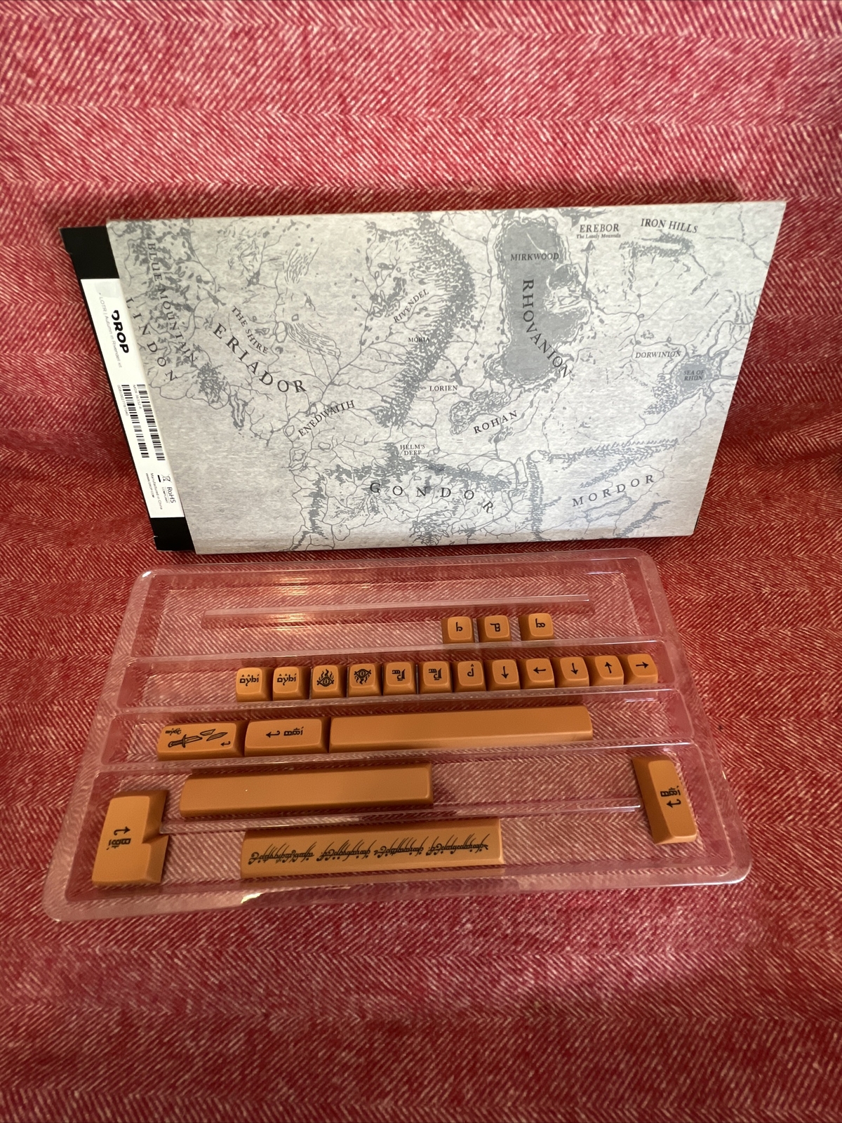 Drop MT3 LOTR Lord Of The Rings Elvish Keycap Set - Autumn in 
