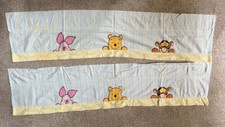 Vintage Disney Winnie the Pooh Tigger Piglet Window Valance 14  X 54" QTY 2