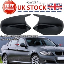 For BMW E81 E82 E87 E90 E91 E92 E93 M3 Wing Mirror Cap LCI Facelift Gloss Black