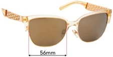SFx Replacement Sunglass Lenses fits Tory Burch TY6032 - 56mm Wide