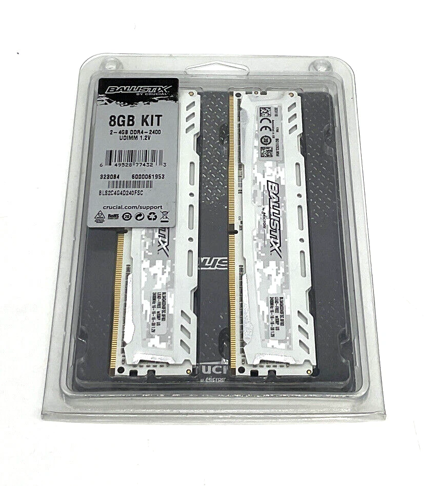 Crucial ballistix 8gb ddr4 deals 2400