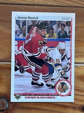 1990-91 Upper Deck UD Jeremy Roenick Rookie Card RC #63 Blackhawks. rookie card picture