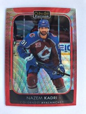 2021-22 NAZEM KADRI RED SURGE O-PEE-CHEE PLATINUM HOCKEY UPPER DECK COLORADO