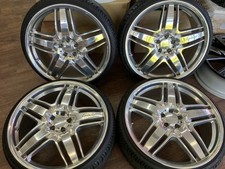 Jdm Rare Lorinser Rs9 Wheels With Used 22-inch Tires Includes Convers No Tires