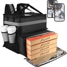 Food Delivery Bag Insulated Backpack Doordash Expandable
