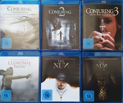 CONJURING 1-3 + Lloronas Fluch + The Nun 1-2 Blu-Ray von James Wan / M. Chavez