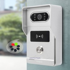 HOMSECUR HD Doorbell Camera RFID Access Intercom System Silver 120 Angle