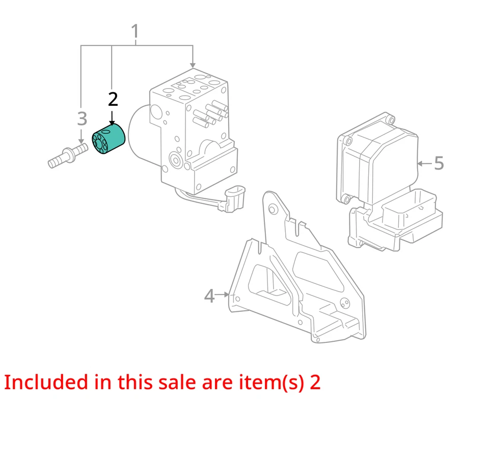 Chevrolet Saturn Uplander 2005-2008 kit aislante de cobalto prensa BRK MO 10398071 Foto 2 de 3