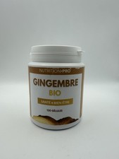 Nutrition Pro Gingembre Bio 120 Gélules 495 Mg - 07-2027
