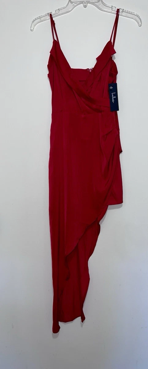 purple evening dress australia Red Corset Mini Dress | Cherry Floral Appliqué Cocktail Dress main image 1