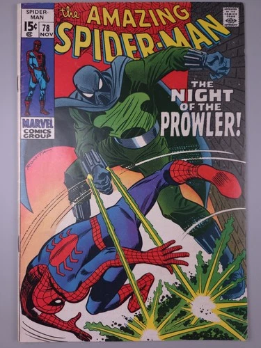 Amazing Spider-Man 78 (1969) 1st Prowler High Grade VF- Marvel Silver Age No Res