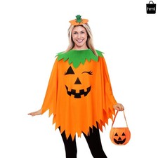 Festive Adult Pumpkin Costume - Complete 3-Piece Set for Halloween Celebrations