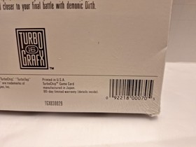 Neutopia NEC Turbografx 16 Vintage 1990 Game New In Box Sealed Read See Pics