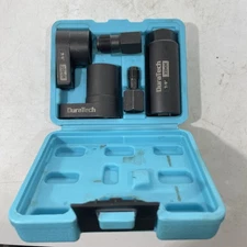 DURATECH 5PCS O2 Oxygen Sensor Socket Thread Chaser Set, 3/8" 1/2" Drive x 7/8"