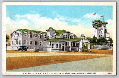 Irish Hills Cafe Michigan Postcard