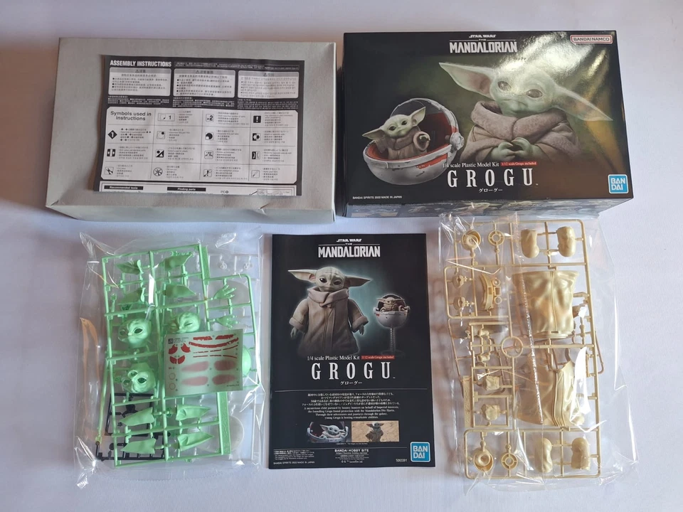 Bandai Star Wars The Mandalorian - Grogu escala 1/4 y Grogu escala 1/12 incluidos Foto 3 de 4