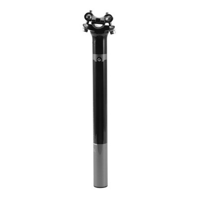 Fahrrad Sattelstütze 27,2x300mm Sattelstütze Sattelrohr Universal Kohlefaser grau