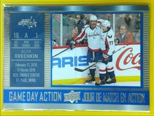 2016 Upper Deck Tim Hortons Game Day Action #GDA - 14 Alex Ovechkin - Capitals