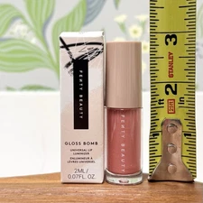 Fenty Beauty Gloss Bomb Universal Lip Luminizer 02 FUSSY FU$$Y MINI 0.07oz 2ml