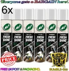 6 x Turtle Wax Fresh Shine Interior Car Cleaner & Air Freshener 500ml Vanilla