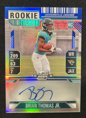 2024 Panini Contenders Optic - Rookie Ticket RPS Autographs Brian Thomas Jr....
