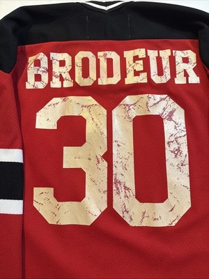 Vintage Red Devils Martin Brodeur #30 CCM Hockey Jersey L 80s 90s