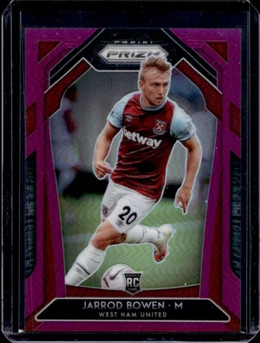 2020-21 Panini Prizm Premier League Jarrod Bowen RC Purple Rookie #/99 West Ham