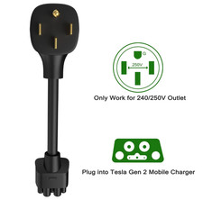 Tesla NEMA 14-30 Gen II Mobile Connector Smar...