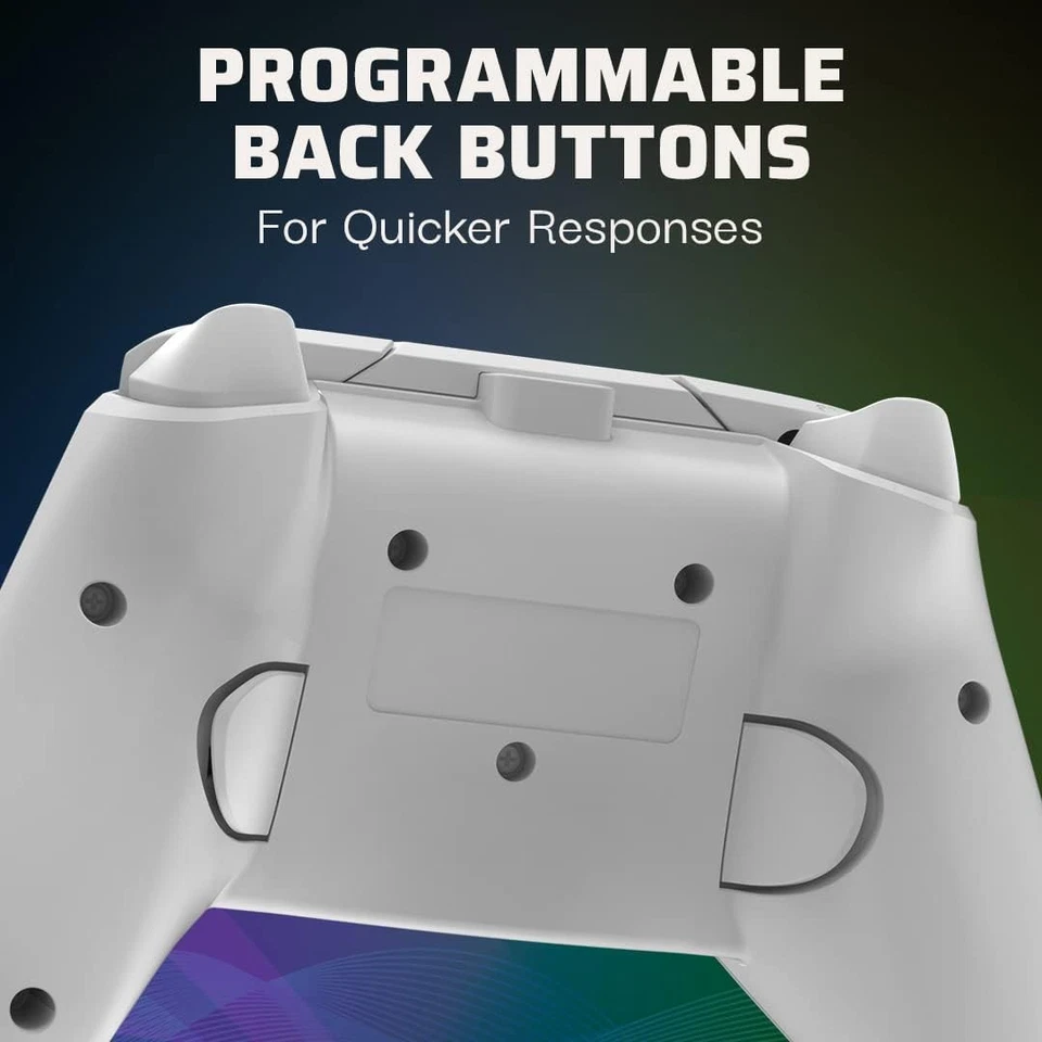 PDP AFTERGLOW XBX WAVE WIRED Controller WHITE for Xbox Series X S, Xbox One, Off - Image 3 of 4