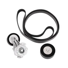 New Drive Belt Pulley Tensioner Kit w/ Bolt Fit For BMW E90 E91 E92 E93 328i Ewf