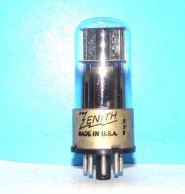 6SQ7GT Zenith AA5 radio audio amplifier electron vintage vacuum tube valve 6SQ7G