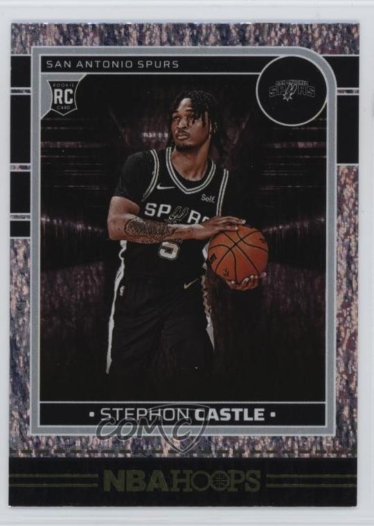2024-25 Panini NBA Hoops Rookies Texture Stephon Castle #234 0z9a