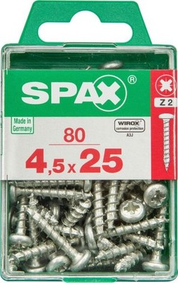 Spax Universalschrauben 4.5 x 25 mm TX 20 - 80 Stk.  Schraube