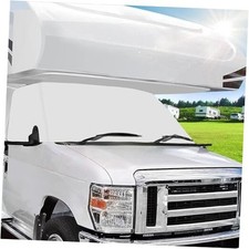 RV Windshield Cover Compatible with Class C Ford 1997-2025, UV Block Offer