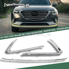 Front Left Right Bumper Face Bar Trim Molding Step Pad For Mazda CX-9 2016-2023