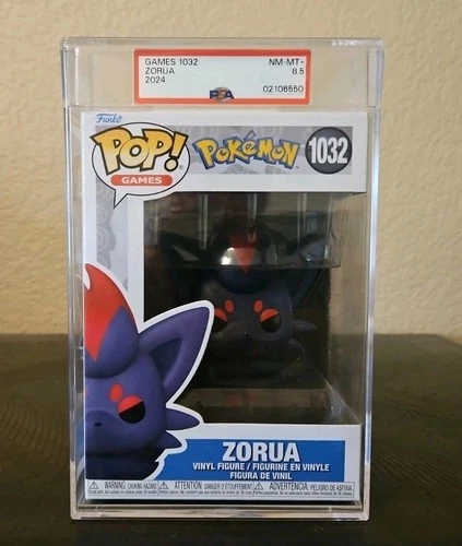 Zorua "Pokemon" Games 1032 Funko Pop! PSA 8.5 NM-MINT+