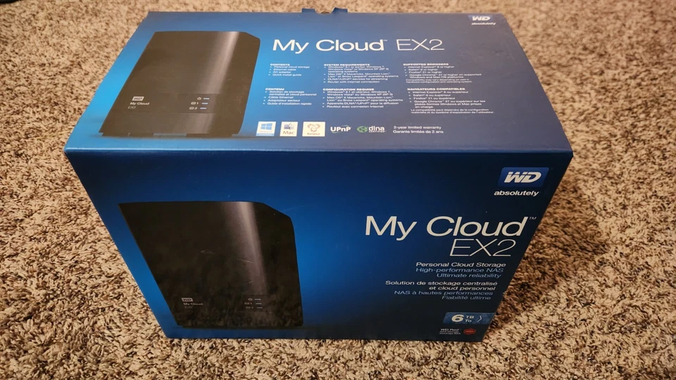 WD My Cloud MyCloud EX2 NAS - 6TB (2 X 3TB) - Image 2 of 4