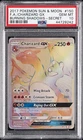 2017 POKEMON SUN & MOON BURNING SHADOWS SECRET #150 FULL ART/CHARIZARD GX PSA 10