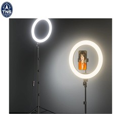 12 Inch Ring Light with Tripod Stand and Phone Holder for Makeup Live Streaming