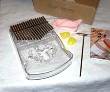 Cega Kalimba 17 keys Thumb Piano Acrylic New In Open Box Complete